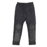 Girls Denim Stone Tight - Dark Blue, Kids, Girls Pants And Capri, Chase Value, Chase Value