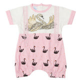 Newborn Girls Half Sleeves Romper - Pink, Kids, Newborn Girls Rompers, Chase Value, Chase Value