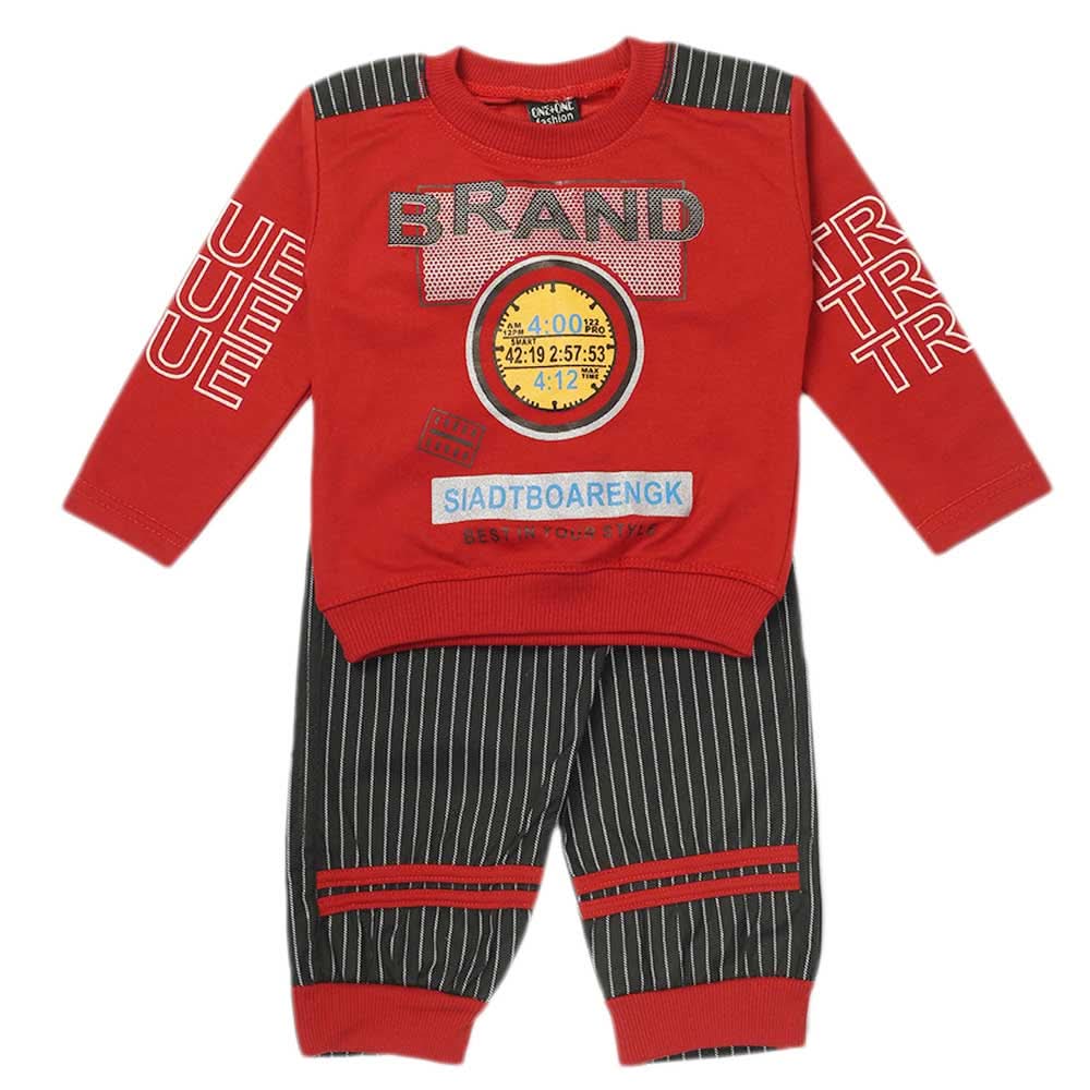 Boys Full Sleeves Suit - Red, Boys Sets & Suits, Chase Value, Chase Value