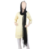 Women's Net Lace Dupatta - Black, Women, Dupatta, Chase Value, Chase Value