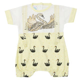 Newborn Girls Half Sleeves Romper - Yellow, Kids, Newborn Girls Rompers, Chase Value, Chase Value