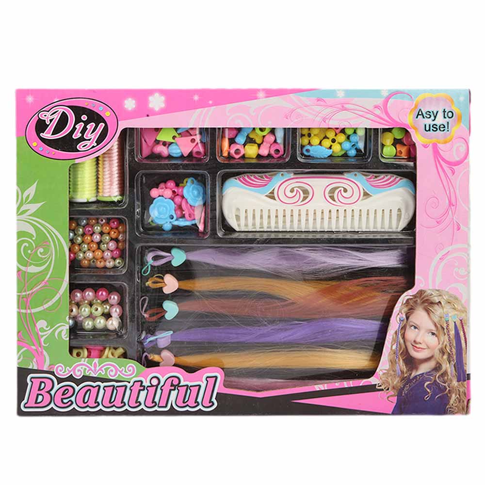 Diy Beads Set For Girls - Multi, Kids, Cosmetic and Kitchen Sets, Chase Value, Chase Value