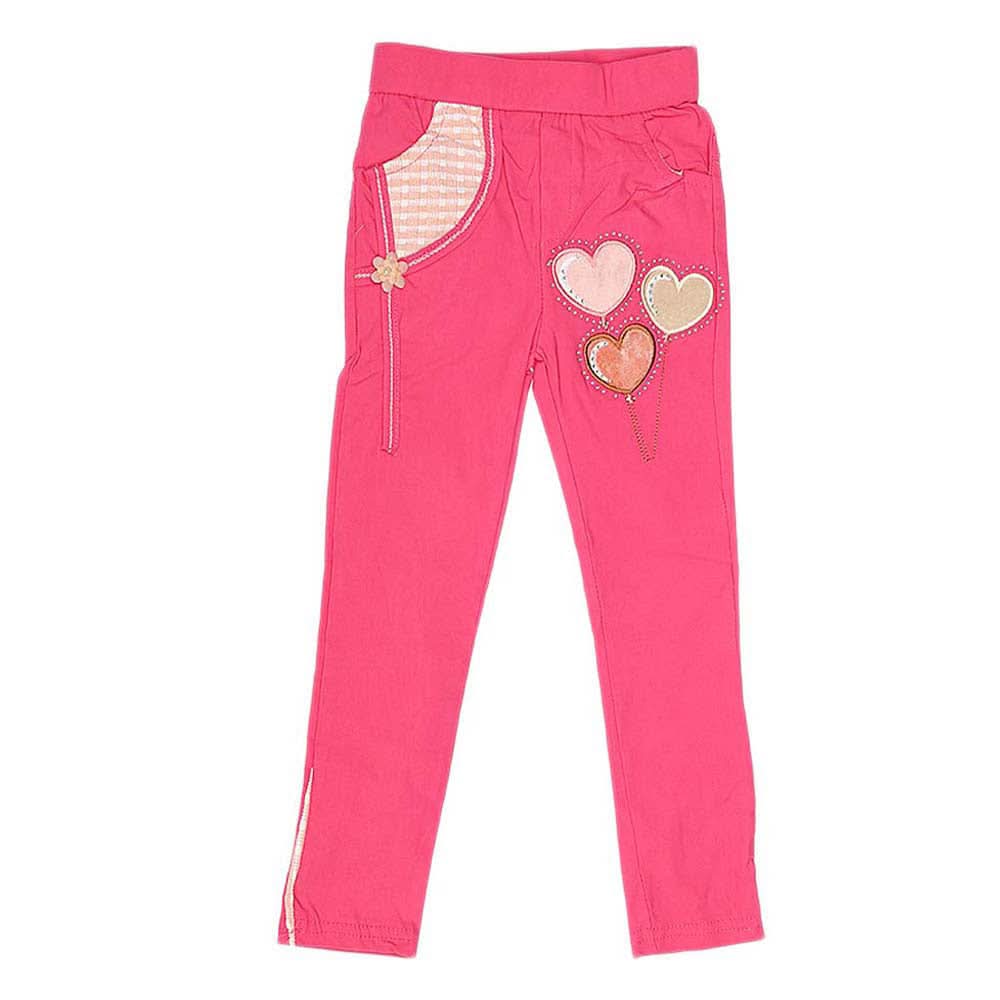 Girls Cotton Pant - Pink, Kids, Girls Pants And Capri, Chase Value, Chase Value