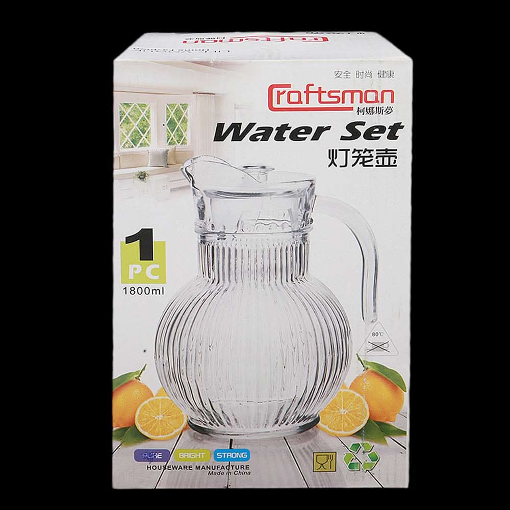 Glass Jug - White, Home & Lifestyle, Glassware & Drinkware, Chase Value, Chase Value