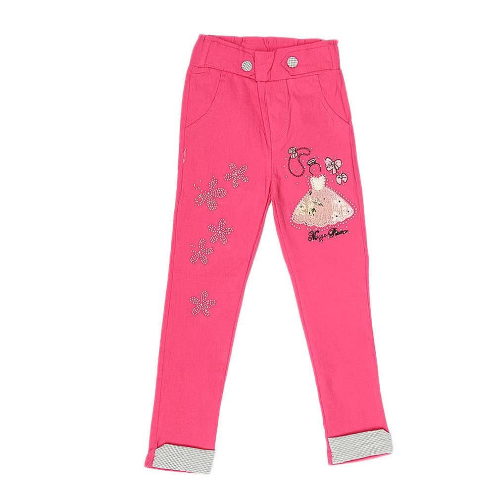 Girls Cotton Pant - Pink, Kids, Girls Pants And Capri, Chase Value, Chase Value