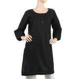 Women's Embroidered Kurti - Black, Women, Ready Kurtis, Chase Value, Chase Value