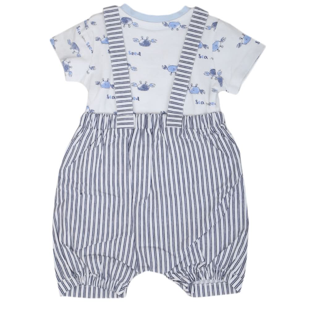 Newborn Boys Romper - Blue, Kids, New Born Boys Rompers, Chase Value, Chase Value