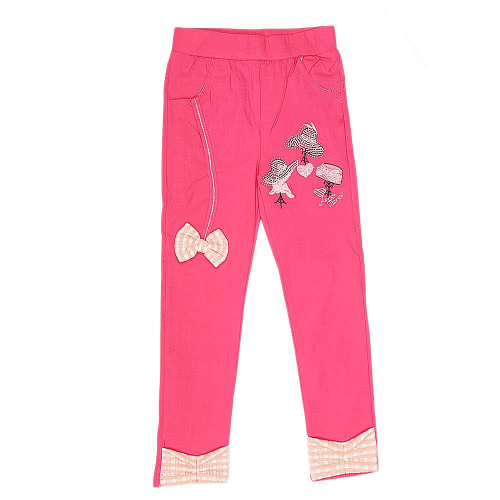 Girls Cotton Pant - Pink, Kids, Girls Pants And Capri, Chase Value, Chase Value