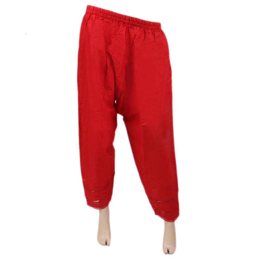 Women's Shalwar - Red, Women, Pants & Tights, Chase Value, Chase Value