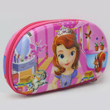 Sofia Pencil Pouch-Pink-C, Kids, Pencil Boxes And Stationery Sets, Chase Value, Chase Value