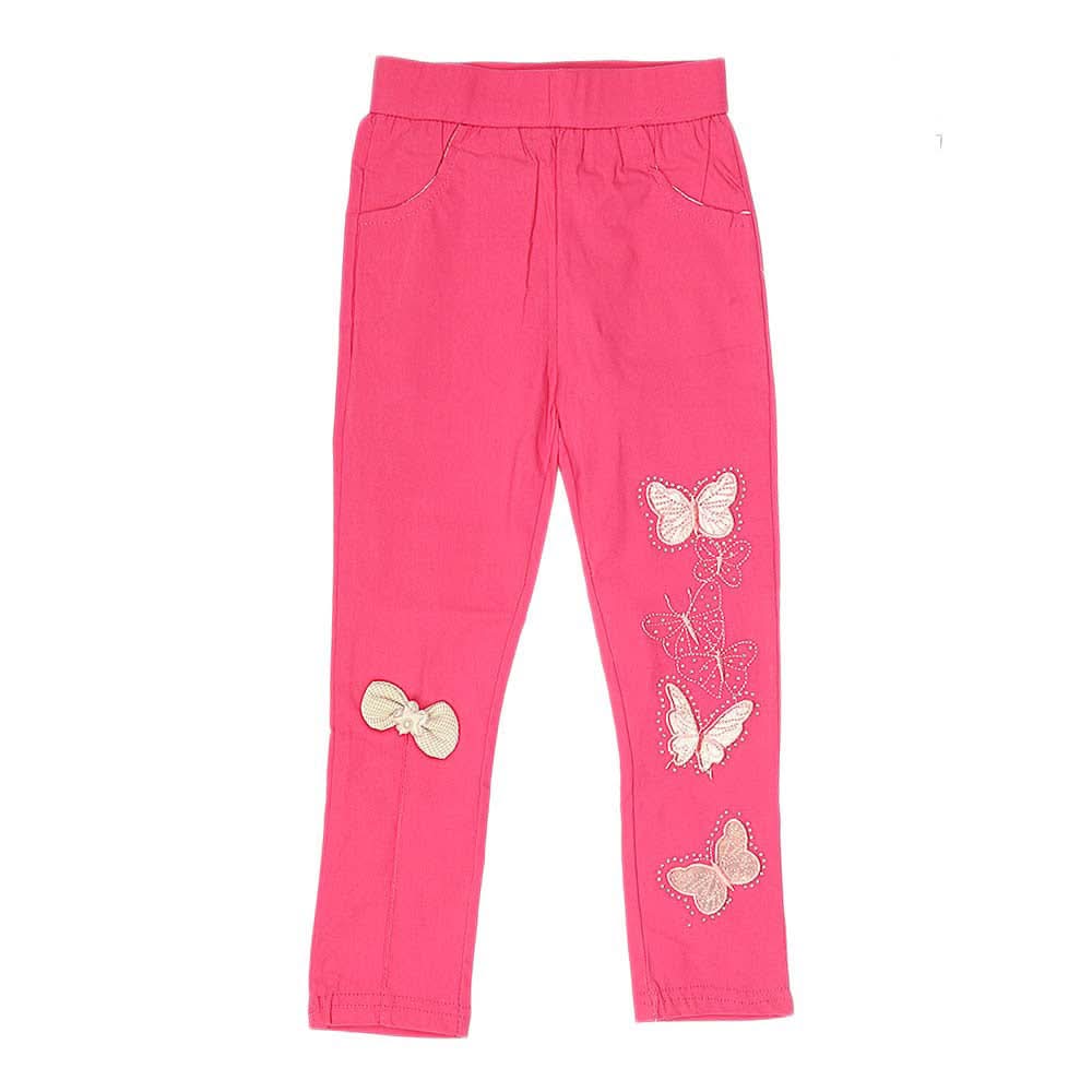 Girls Cotton Pant - Pink, Kids, Girls Pants And Capri, Chase Value, Chase Value