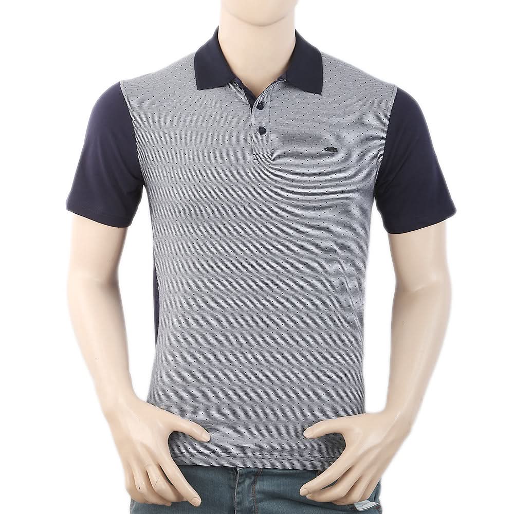 Men's Half Sleeves Polo T-Shirt - Navy Blue, Men, T-Shirts And Polos, Chase Value, Chase Value