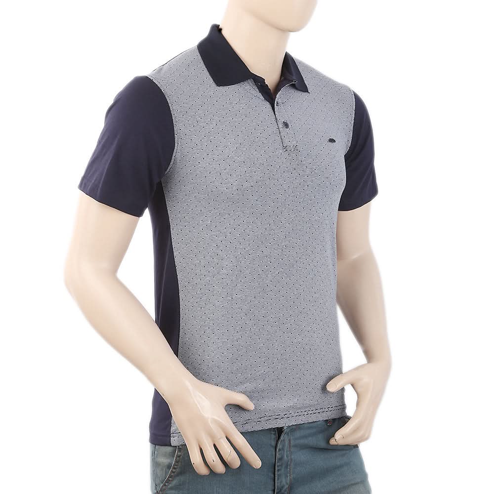 Men's Half Sleeves Polo T-Shirt - Navy Blue, Men, T-Shirts And Polos, Chase Value, Chase Value