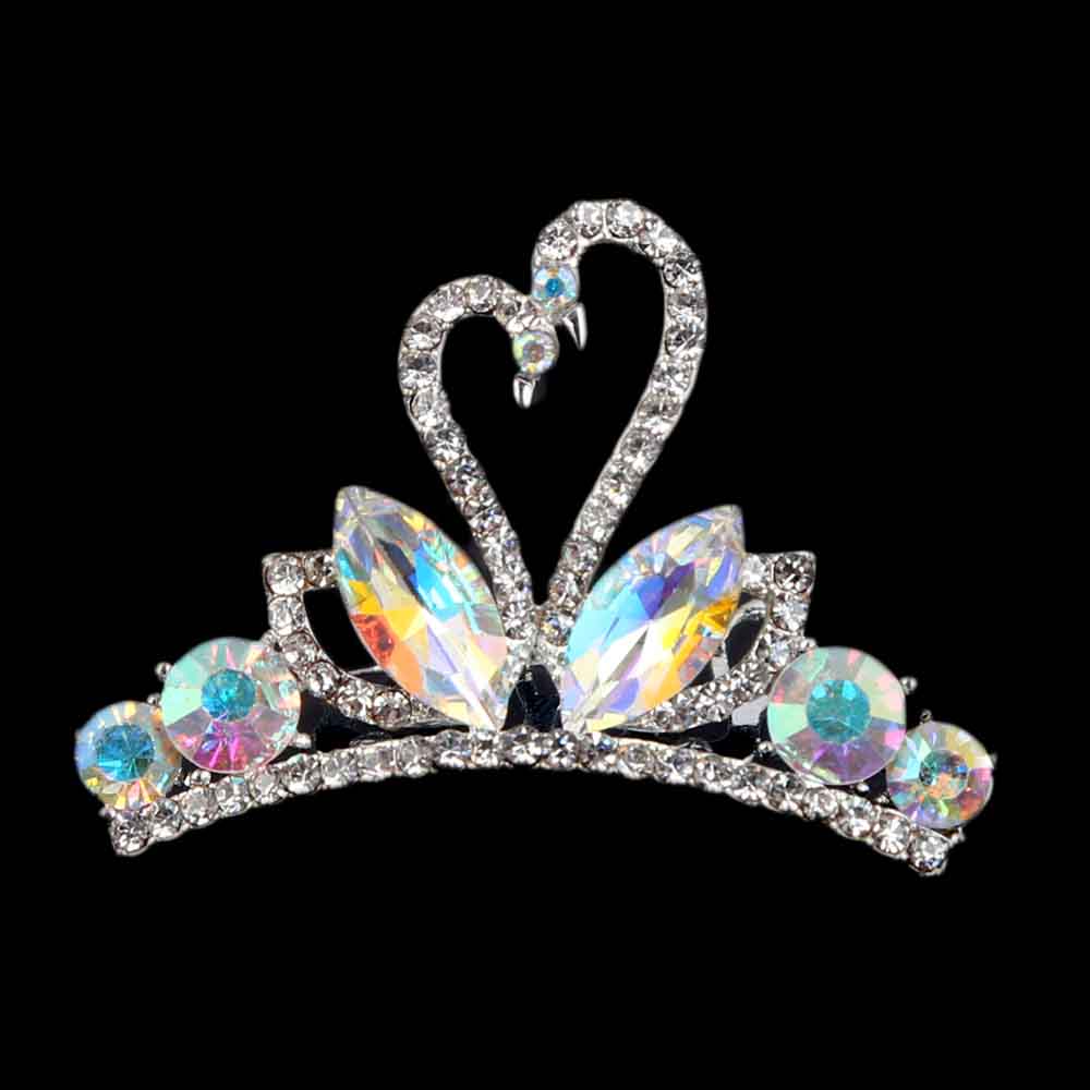 Metal Comb Crown For Women - White, Women, Hair And Head Jewellery, Chase Value, Chase Value
