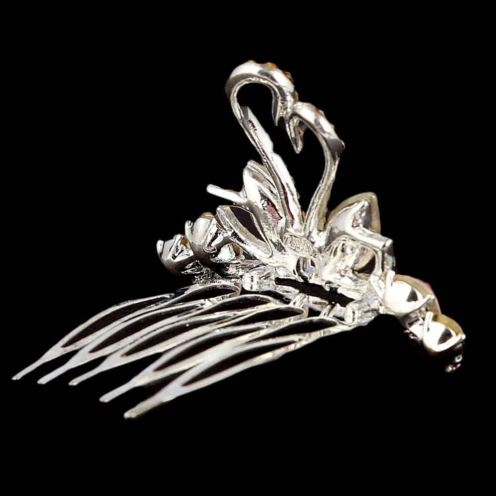 Metal Comb Crown For Women - White, Women, Hair And Head Jewellery, Chase Value, Chase Value
