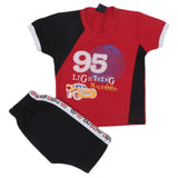 Boys Short Suit - Red, Kids, Boys Sets And Suits, Chase Value, Chase Value