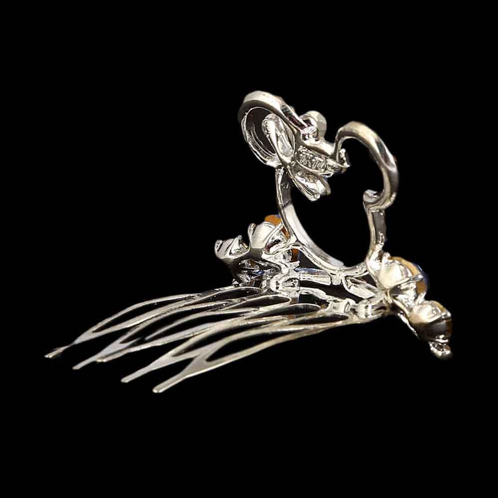 Metal Comb Crown For Women - Blue, Women, Hair And Head Jewellery, Chase Value, Chase Value