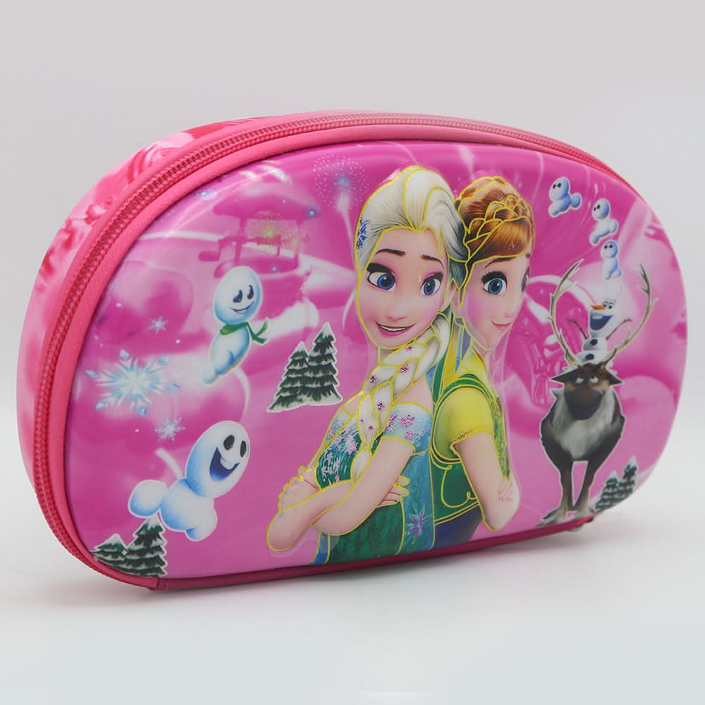 Frozen Pencil Pouch-Pink-B, Kids, Pencil Boxes And Stationery Sets, Chase Value, Chase Value