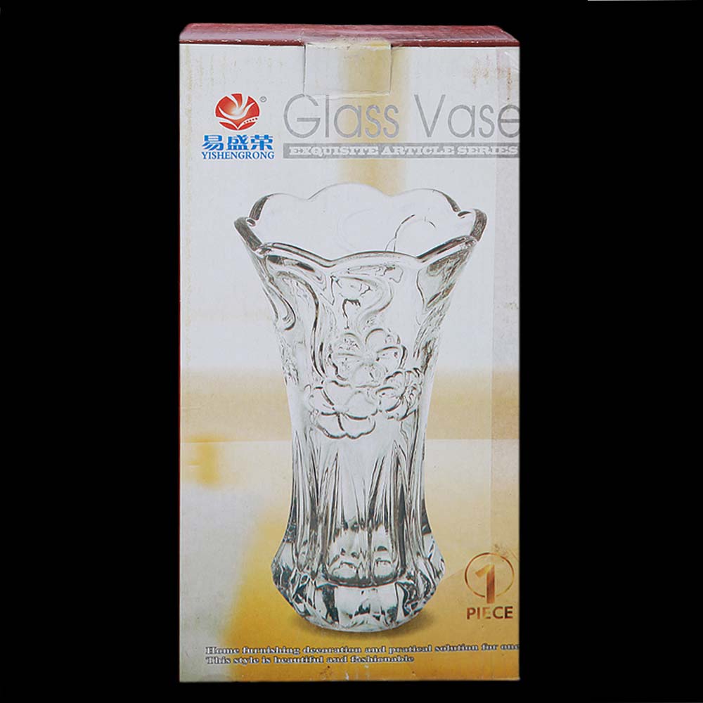 Glass Vase - White, Home & Lifestyle, Decoration, Chase Value, Chase Value