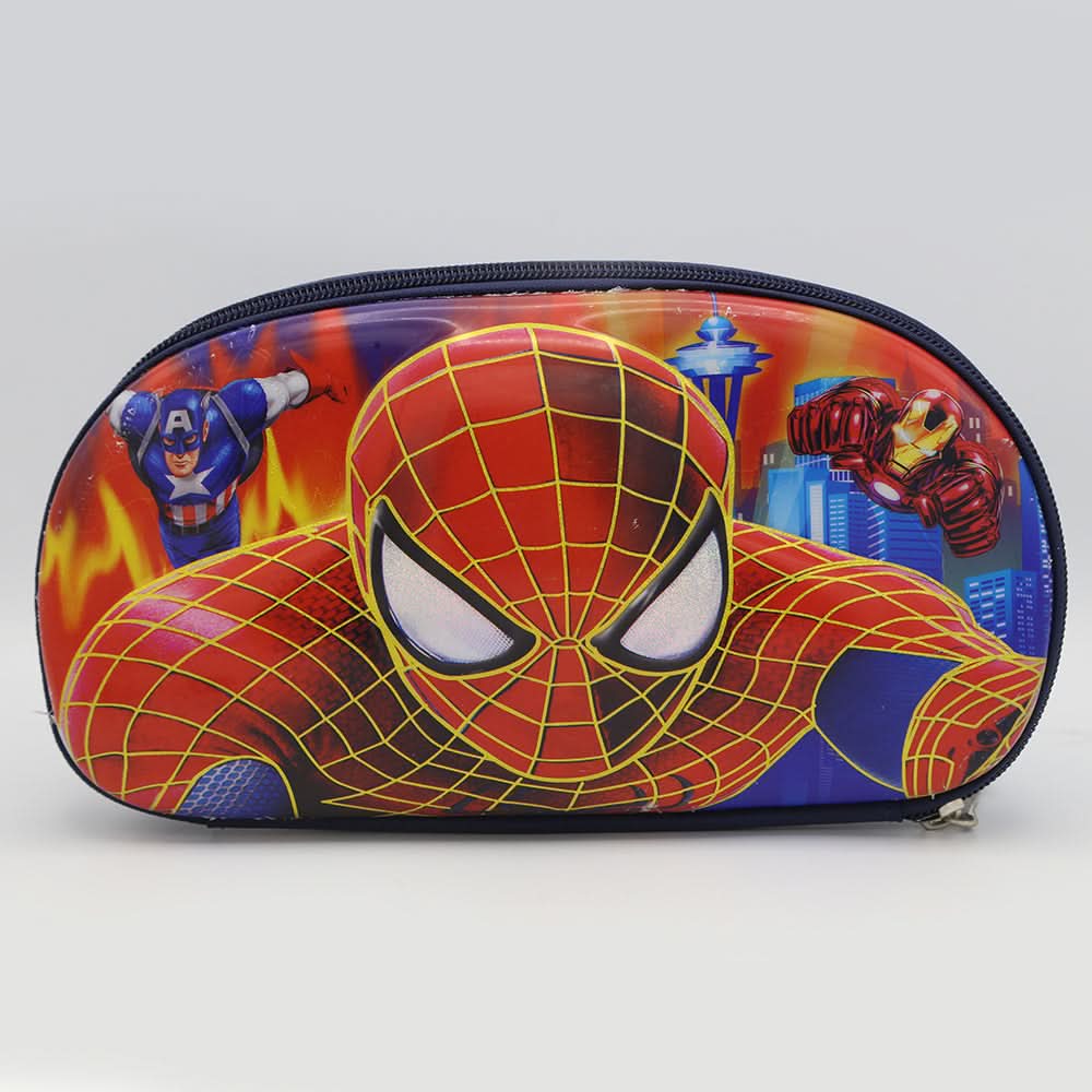 Spiderman Pencil Pouch-N Blue-D, Kids, Pencil Boxes And Stationery Sets, Chase Value, Chase Value