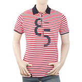 Men's Half Sleeves Polo T-Shirt - Red, Men, T-Shirts And Polos, Chase Value, Chase Value