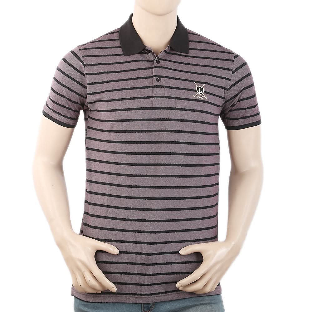 Men's Half Sleeves Polo T-Shirt - Purple, Men, T-Shirts And Polos, Chase Value, Chase Value