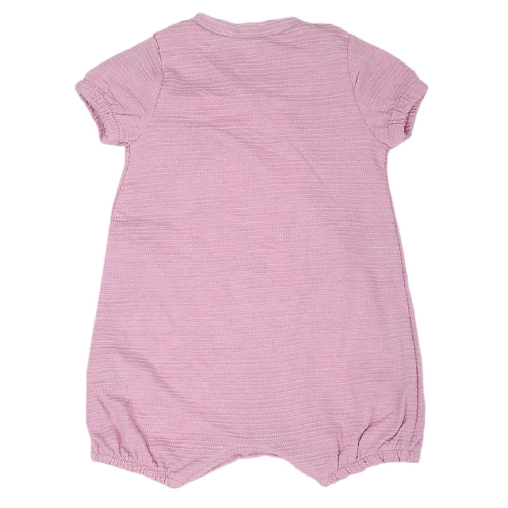 Newborn Girls Half Sleeves Romper - Purple, Kids, NB Girls Rompers, Chase Value, Chase Value