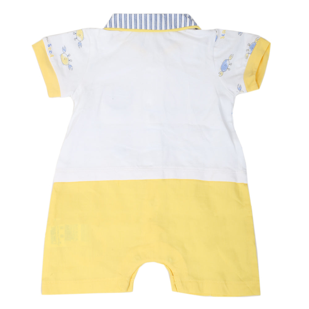 Newborn Boys Romper - Yellow, Kids, Newborn Boys Rompers, Chase Value, Chase Value