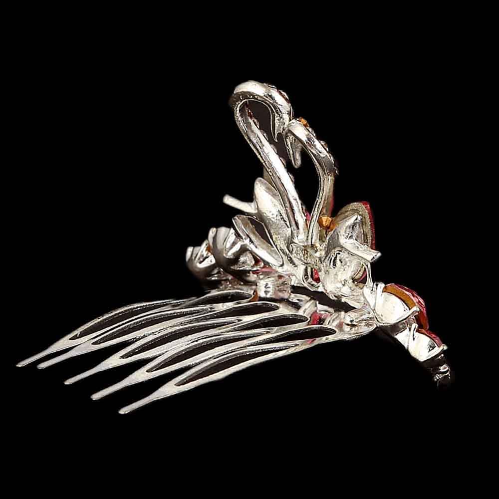 Metal Comb Crown For Women - Pink, Women, Hair And Head Jewellery, Chase Value, Chase Value