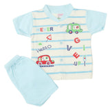 Newborn Boys Half Sleeves Suit - Blue, Kids, New Born Boys Sets And Suits, Chase Value, Chase Value