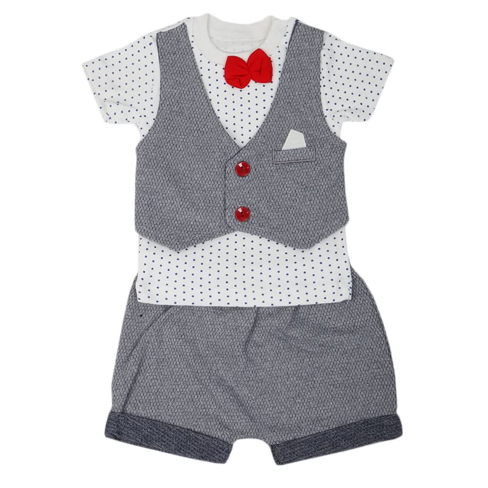 Newborn Boys Suit 8339 - Grey, Kids, NB Boys Sets And Suits, Chase Value, Chase Value