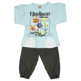 Girls Full Sleeves Suit - Light Blue, Girls Suits, Chase Value, Chase Value