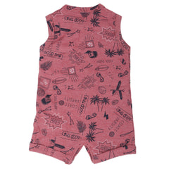 Newborn Boys Romper 212157 - Maroon, Kids, NB Boys Rompers, Chase Value, Chase Value