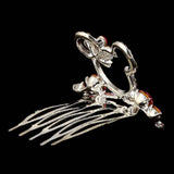 Metal Comb Crown For Women - Pink, Women, Hair And Head Jewellery, Chase Value, Chase Value