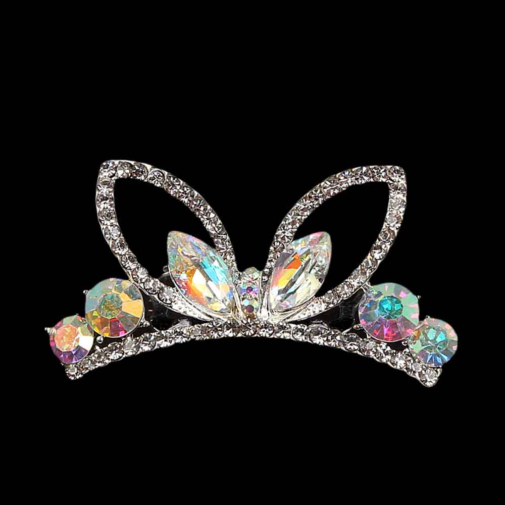 Metal Comb Crown For Women - White, Women, Hair And Head Jewellery, Chase Value, Chase Value
