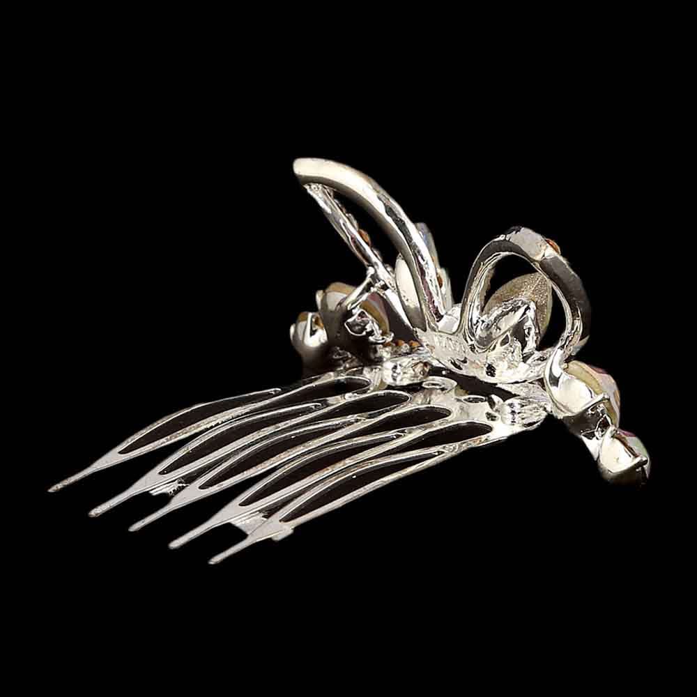 Metal Comb Crown For Women - White, Women, Hair And Head Jewellery, Chase Value, Chase Value