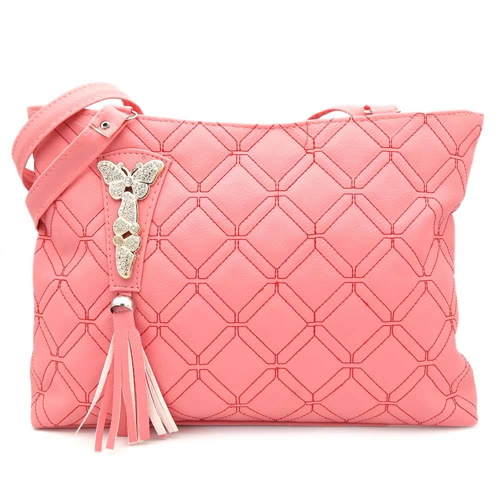 Women's Shoulder Bag ZH-48 - Pink, Women, Bags, Chase Value, Chase Value