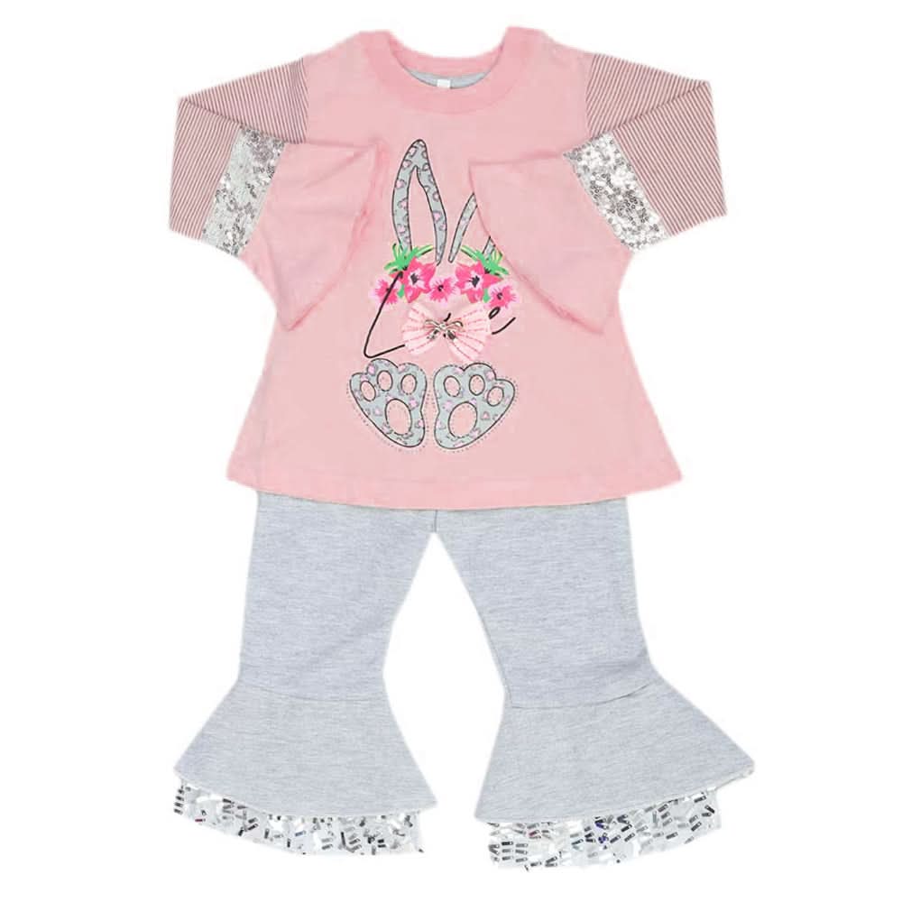 Girls Full Sleeves Suit - Light Pink, Girls Suits, Chase Value, Chase Value