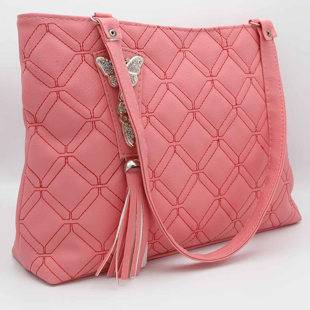 Women's Shoulder Bag ZH-48 - Pink, Women, Bags, Chase Value, Chase Value