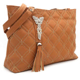 Women's Shoulder Bag ZH-48 - Brown, Women, Bags, Chase Value, Chase Value