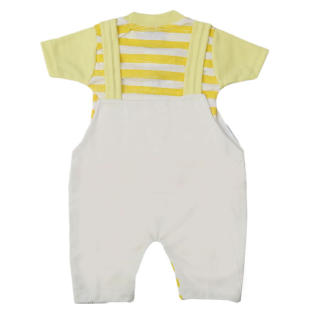Newborn Boys Half Sleeves Romper - Yellow, Kids, Newborn Boys Rompers, Chase Value, Chase Value