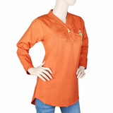 Women's Embroidered Woven Top - Rust, Women, T-Shirts And Tops, Chase Value, Chase Value