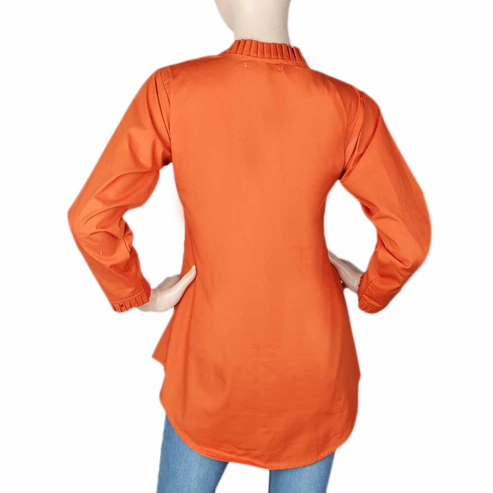 Women's Embroidered Woven Top - Rust, Women, T-Shirts And Tops, Chase Value, Chase Value
