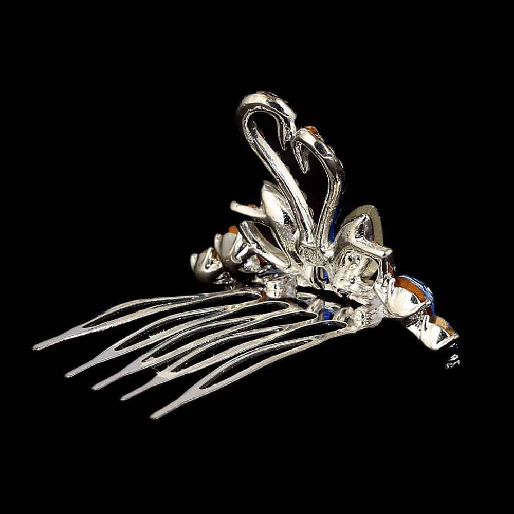 Metal Comb Crown For Women - Blue, Women, Hair And Head Jewellery, Chase Value, Chase Value