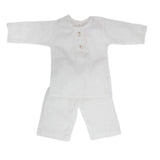 Newborn Plain Shalwar Suits - White, Kids, Newborn Boys Shalwar Suits, Chase Value, Chase Value
