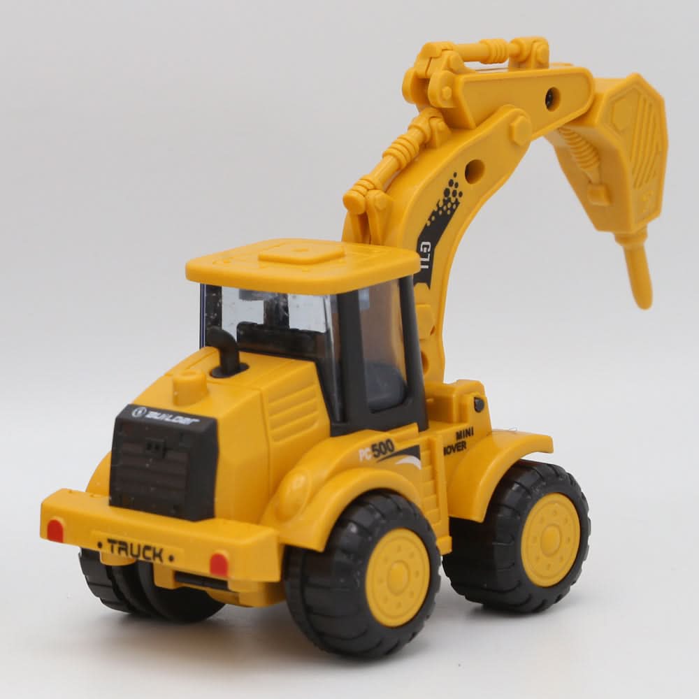 Kids JCB Crane Vehicle - Yellow, Kids, Non-Remote Control, Chase Value, Chase Value