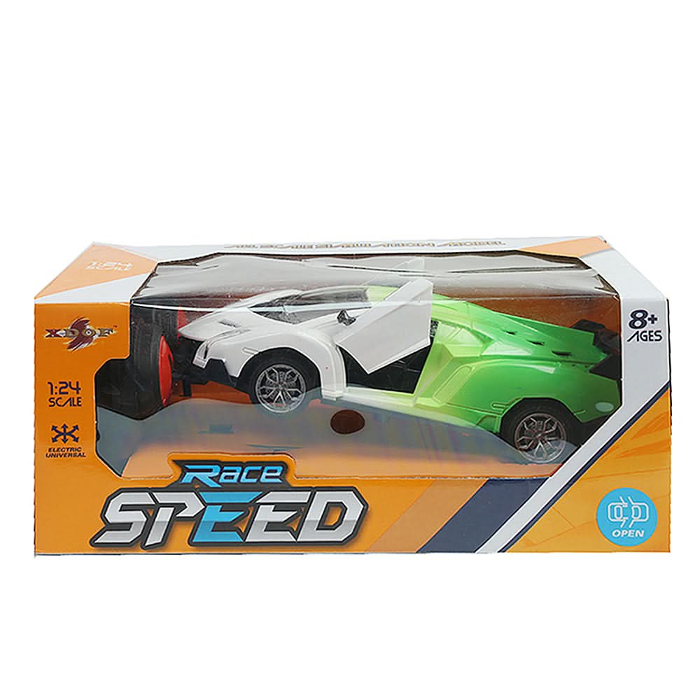 Race Speed Car With Light And Battery - Multi, Kids, Remote Control, Chase Value, Chase Value