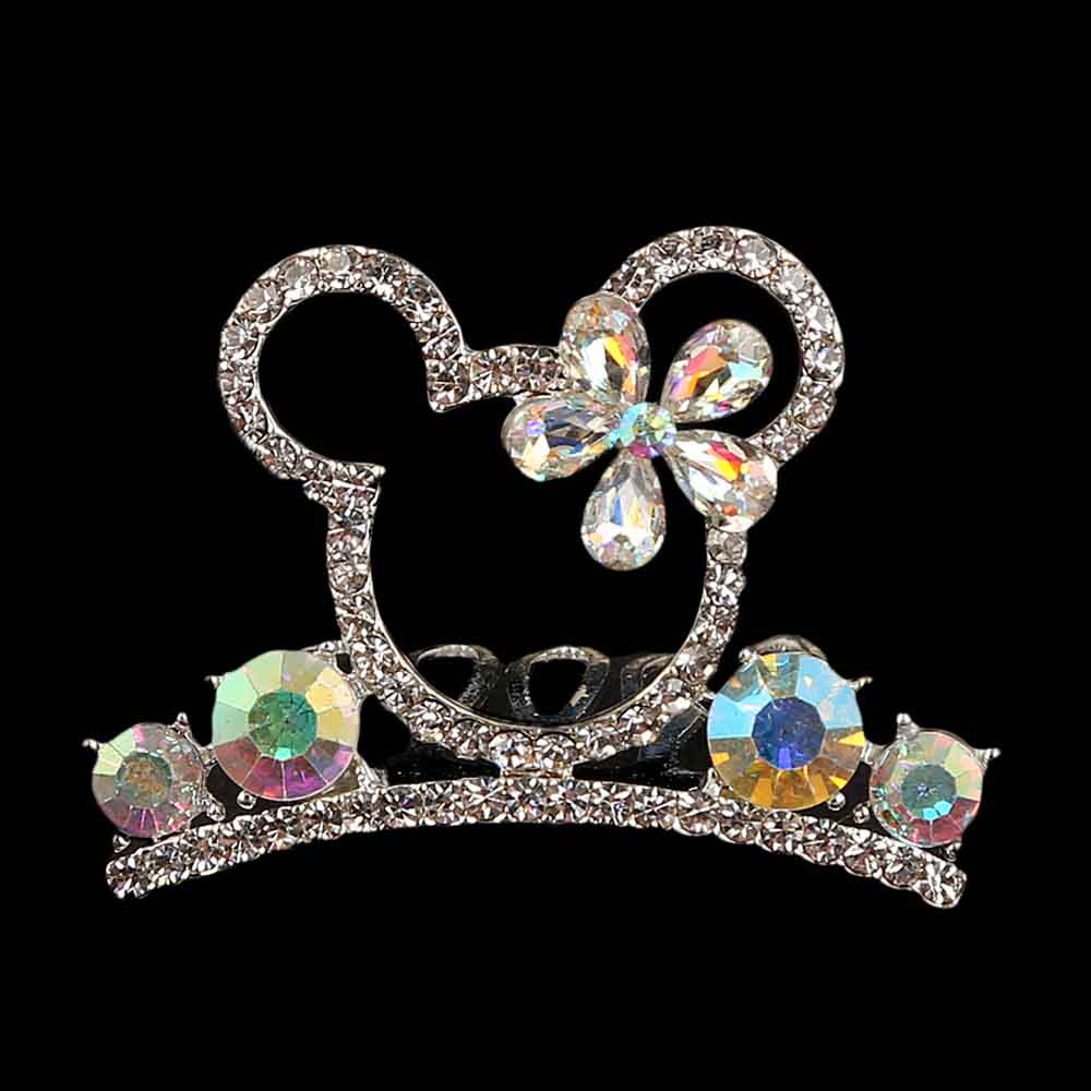 Metal Comb Crown For Women - White, Women, Hair And Head Jewellery, Chase Value, Chase Value