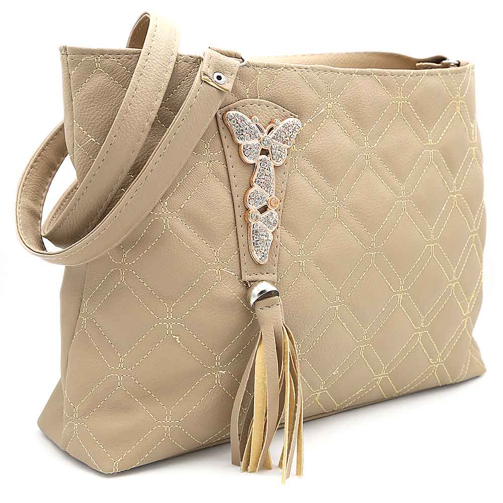Women's Shoulder Bag ZH-48 - Beige, Women, Bags, Chase Value, Chase Value