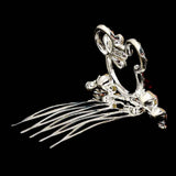 Metal Comb Crown For Women - White, Women, Hair And Head Jewellery, Chase Value, Chase Value
